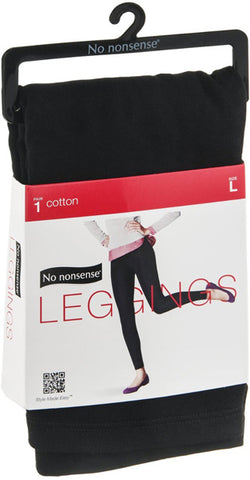 NO NONSENSE - Cotton Leggings Black Large