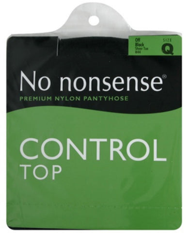 NO NONSENSE - Control Top Pantyhose Size Plus Off Black