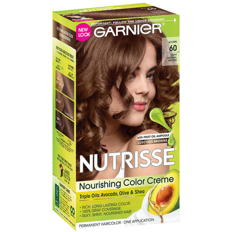 GARNIER - Nutrisse Nourishing Color Creme 60 Light Natural Brown