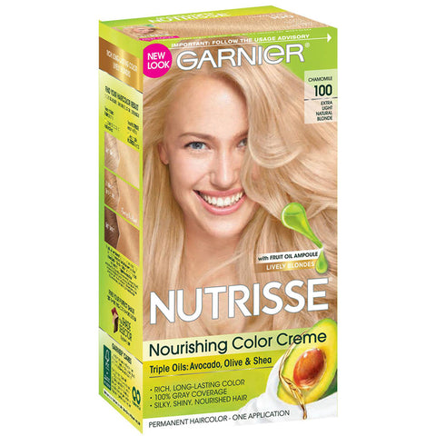 GARNIER - Nutrisse Nourishing Color Creme 100 Extra Light Natural Blonde