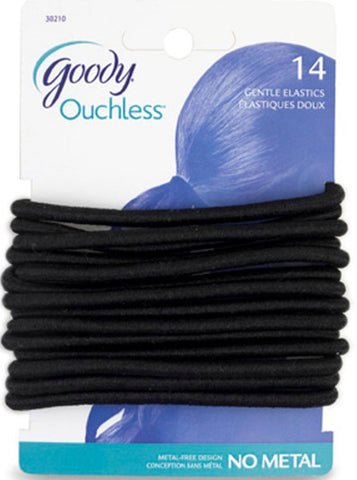 GOODY - Ouchless Hair Ties for Thick Hair Black