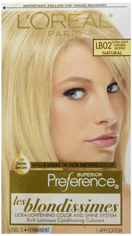 L'OREAL - Superior Preference Les Blondissimes LB02 Extra-Light Natural Blonde