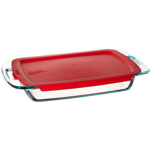 WPYREX - Easy Grab with Lid Oblong Baking Dish 9" x 13"