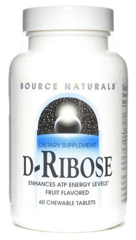 Source Naturals D Ribose 3 g Fruit Chewable