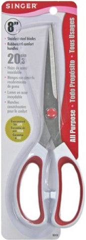 DYNO MERCHANDISE - Singer 8-Inch All Purpose Scissors with Comfort Grip
