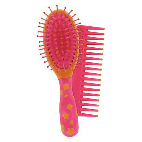 SCUNCI - Girl Brush and Comb Flower Pack