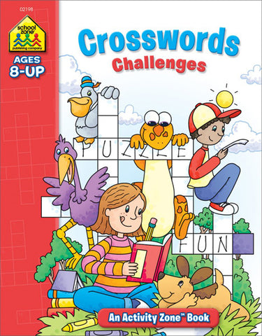 SCHOOL ZONE - Crosswords Challenges Activity Zone Workbook