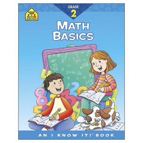 SCHOOL ZONE - Math Basics Grade 2 Workbooks