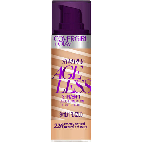 COVERGIRL - Smiply Ageless 3-in-1 Liquid Foundation Creamy Natural 220