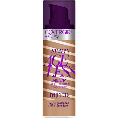 COVERGIRL - Smiply Ageless 3-in-1 Liquid Foundation Golden Tan 257