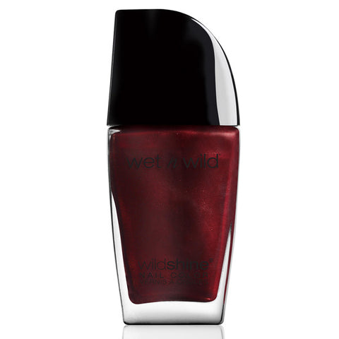 WET N WILD - Wild Shine Nail Color #486C Burgundy Frost