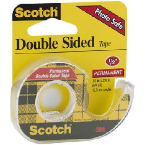 SCOTCH - Double Sided Permanent Tape with Dispenser