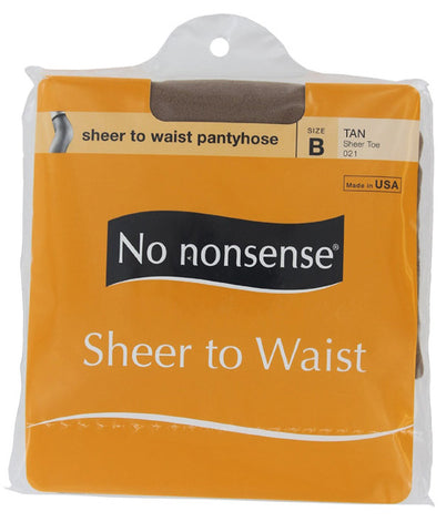 NO NONSENSE - Sheer to Waist Pantyhose Tan Size B