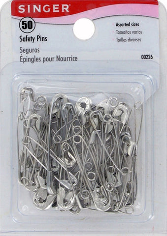SINGER - Assorted Safety Pins Multisize