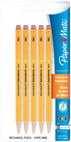 PAPER MATE - Sharpwriter 0.7mm Mechanical Pencils Yellow
