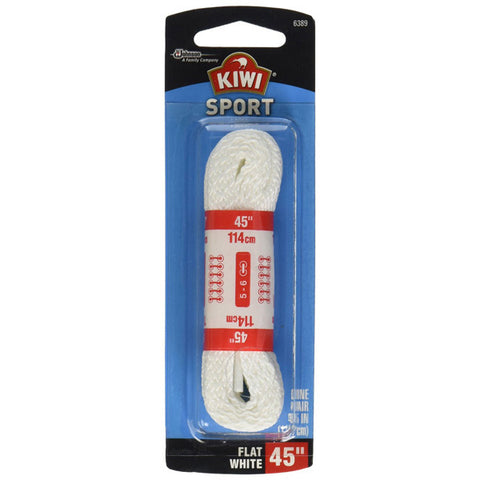 KIWI - Sport Laces Flat White 45"