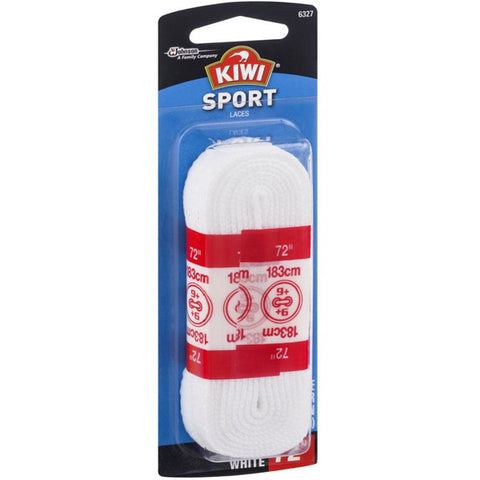 KIWI - Sport Laces Flat White 72"