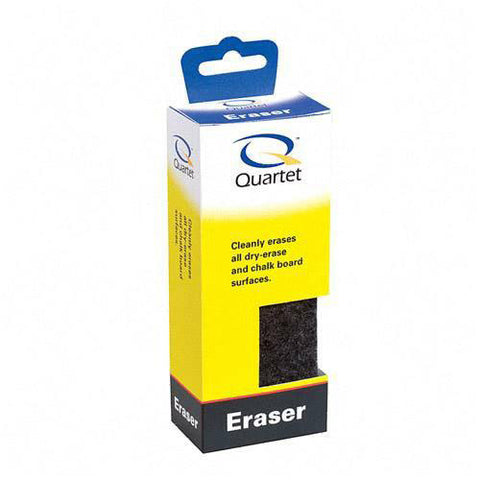 QUARTET - Dry-Erase & Chalkboard Eraser 2" x 5" x 1.25" Gray