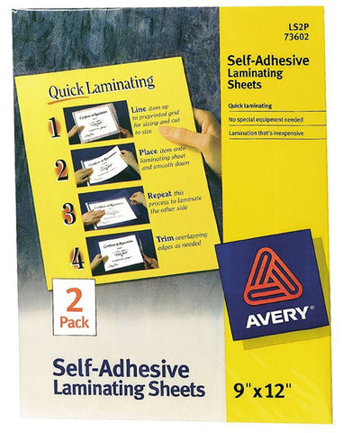 AVERY - Self-Adhesive Lamination Sheets