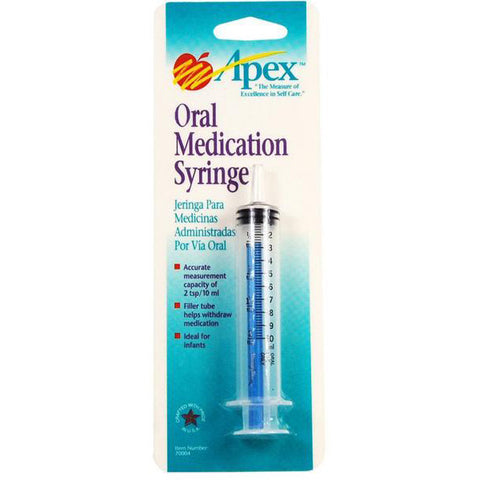 APEX - Oral Medication Syringe with Filler Tube