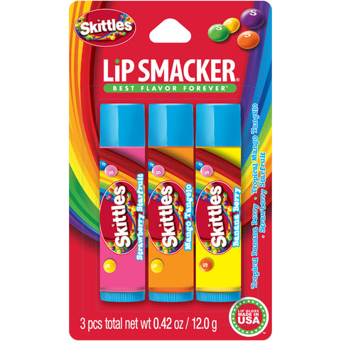 LIP SMACKER - Skittles Lip Balm Trio