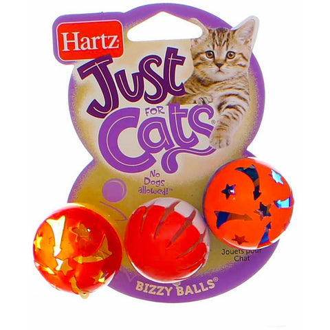 HARTZ - At Play Bizzy Balls Cat Toys with Bell