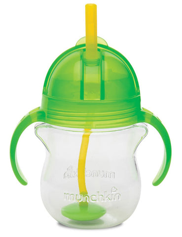 MUNCHKIN - Click Lock Weighted Flexi-Straw Cup Green