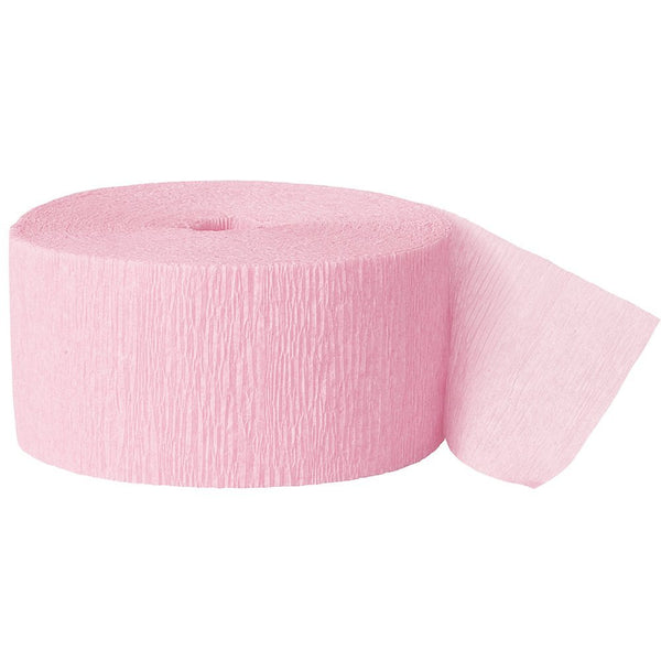 UNIQUE - Pastel Pink Crepe Paper Streamers