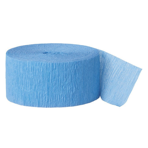 UNIQUE - Baby Blue Crepe Paper Streamers