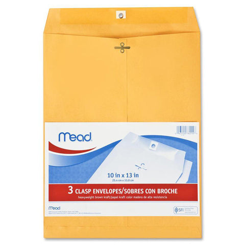 MEAD - Heavyweight Kraft Clasp Envelopes 10" x 13"