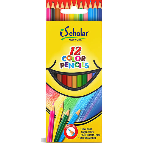 iSCHOLAR - Color Pencils Assorted Colors
