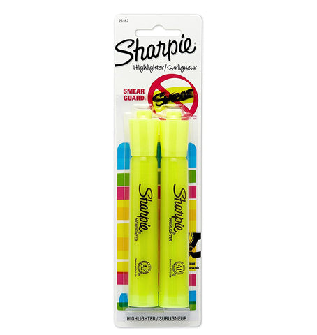 SHARPIE - Accent Tank-Style Highlighters Fluorescent Yellow