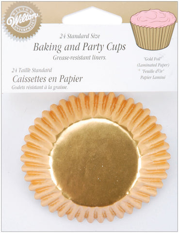 WILTON - Gold Foil Standard Baking Cups
