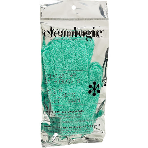 CLEAN LOGIC - Exfoliating Stretch Bath & Shower Gloves