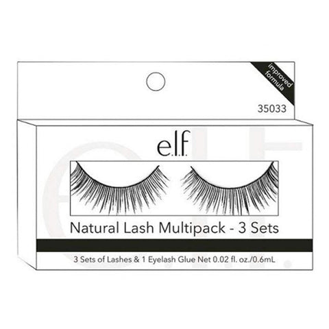 e.l.f. - Natural Lash Multipack with 3 Sets