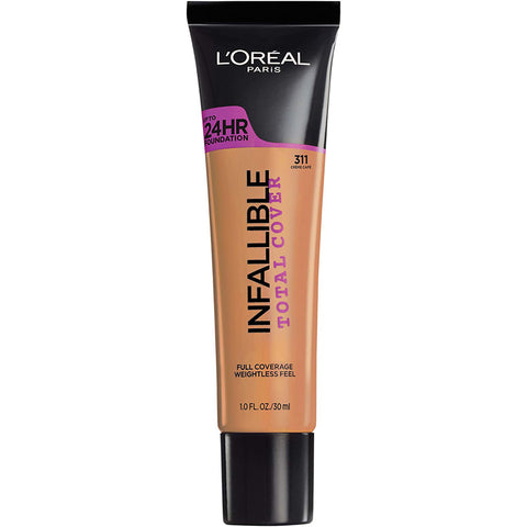 L'OREAL - Infallible Total Cover Foundation, Creme Café