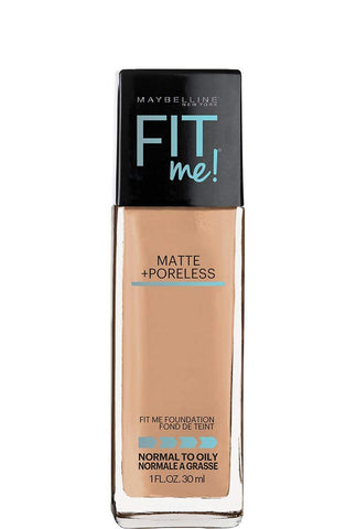 MAYBELLINE - Fit Me Matte + Poreless Liquid Foundation Makeup, Soft Sand Shade