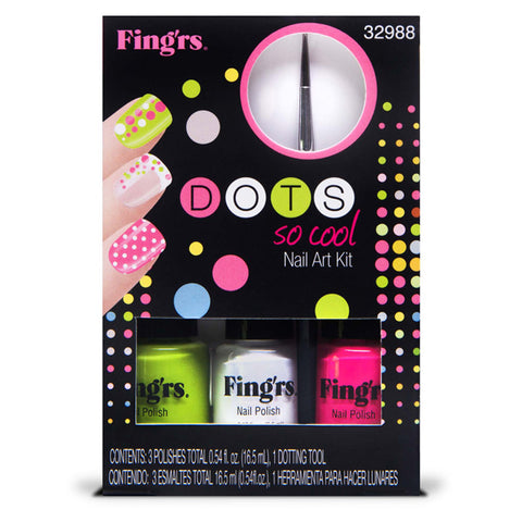 FING'RS - Heart 2 Art Nail Art Kit, Dots So Cool