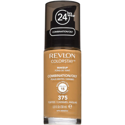 REVLON - ColorStay Liquid Makeup for Combination/Oily Skin, Toffee