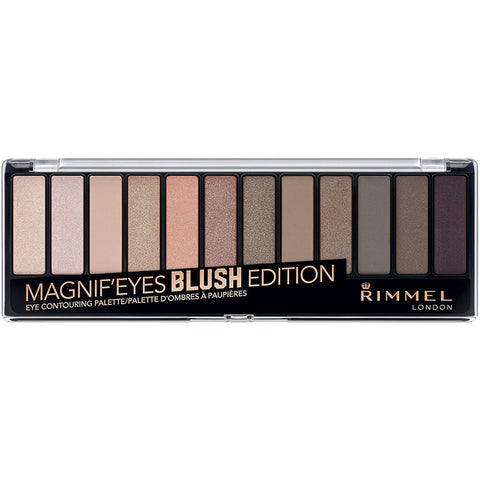 RIMMEL - Magnif'eyes Eyeshadow Palette, Blush Edition, London Nudes Calling