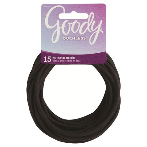 GOODY Ouchless Thick Hair No-Metal Braid Elastics