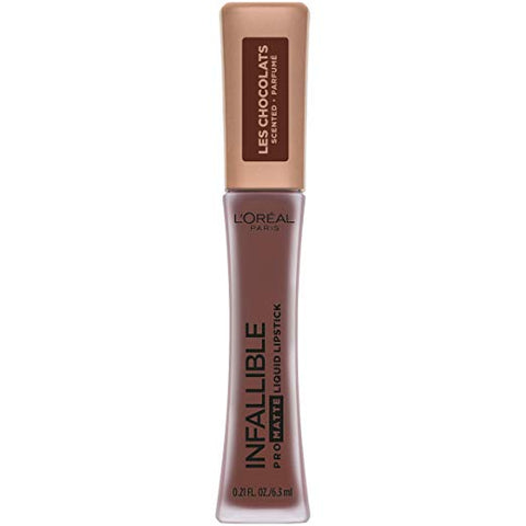 L'OREAL Infallible Pro Matte Les Chocolats Scented Liquid Lipstick 70% Yum