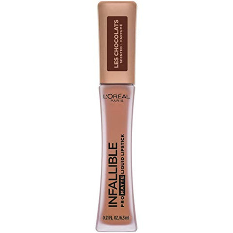 L'OREAL Infallible Pro Matte Les Chocolats Scented Liquid Lipstick Sweet Tooth