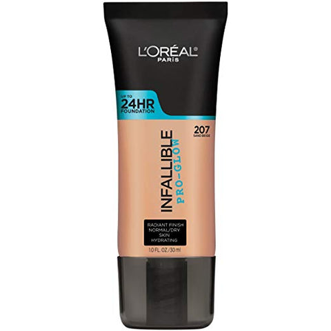 L'OREAL Infallible Pro-Glow Foundation Sand Beige