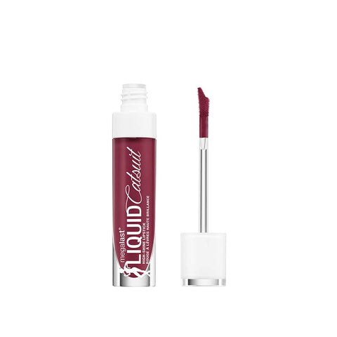 WET N WILD MegaLast Liquid Catsuit High-Shine Lipstick, Wine Is The Answer