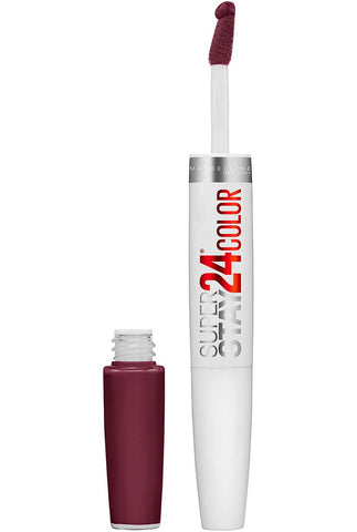 MAYBELLINE SuperStay 24 2-Step Liquid Lipstick Merlot Armour