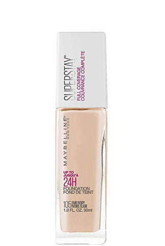 MAYBELLINE Super Stay Full Coverage Liquid Foundation Fair Ivory