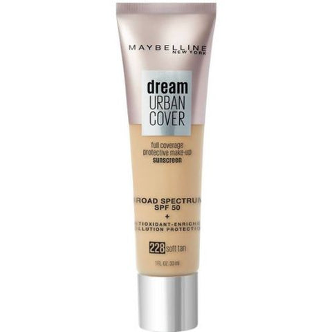 MAYBELLINE Dream Urban Cover flawless Coverage Foundation Soft Tan