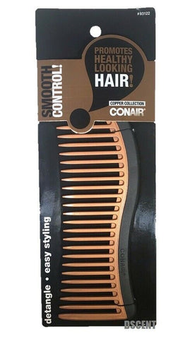 CONAIR - Copper Collection Smooth Control 7 Inches Detangling Comb
