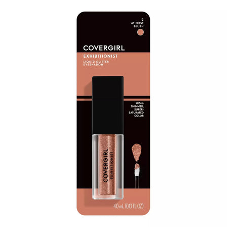 COVERGIRL - Exhibitionist Liquid Glitter Eyeshadow At First Blush